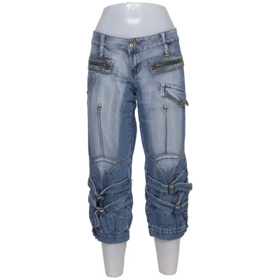 Three-quarter pants (Blue) from You & You Jeans Cotton, Elastane