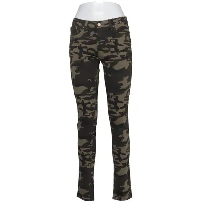 Jean (Vert, Marron, Noir) de Miss Anna Coton, Élasthane, Polyester