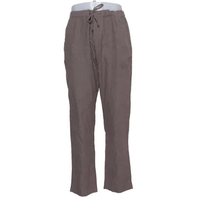 Byxor (Brun) från H&M Bomull, Linne, Polyester