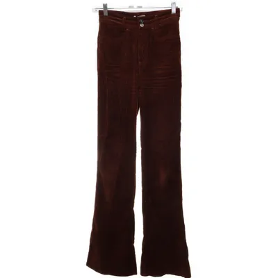Pants (Brown) from Swedish Hasbeens Cotton, Elastane
