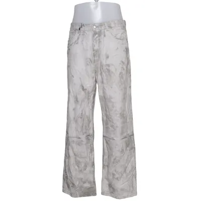 Jeans (Gray, White) from Zara Cotton