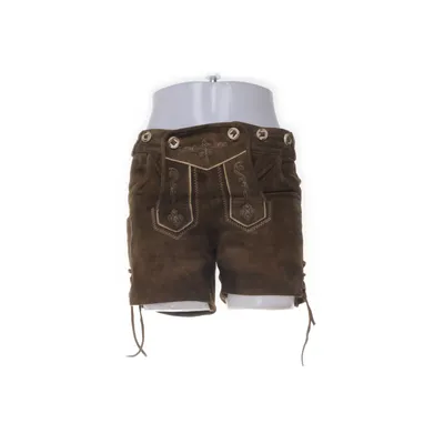 Leather shorts (Brown) from Echt Leder