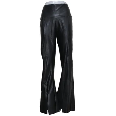 Pantalon (Noir) de Norma Kamali Élasthane, Polyester, Polyuréthane