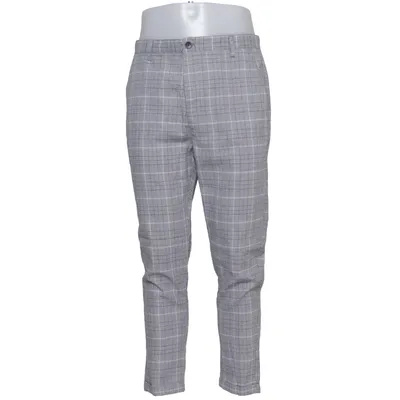 Chinos (Grijs) van Enos Katoen, Linnen, Polyester