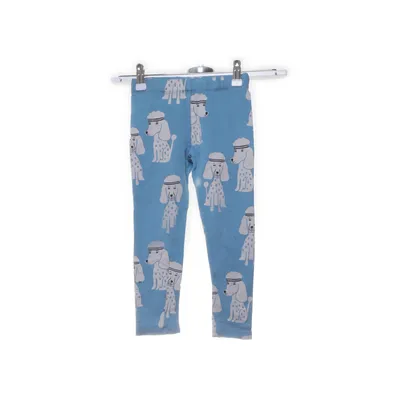 Leggings (Blue, White) from Lindex Kids Cotton, Elastane
