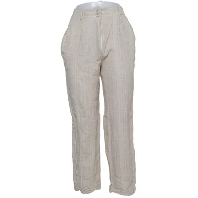 Bukser (Beige) fra Raphaela Bomuld, Linned