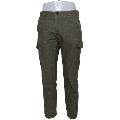 Cargobyxor (Grön) från The Tailoring Club Bomull, Elastan, Polyester, Ull