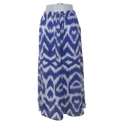 Rok (Blauw, Wit) van H&M Premium Quality Linnen, Viscose