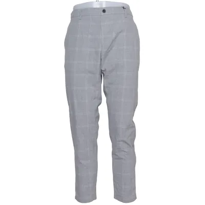 Kostymbyxor (Grå) från Zara Elastan, Polyester, Viskos