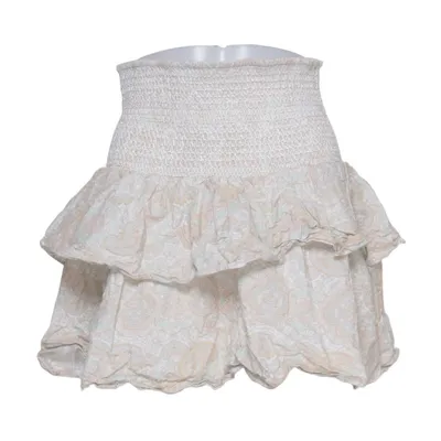 Nederdel (Beige, Flerfarvet) fra By Malina Bomuld