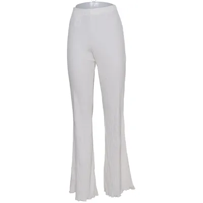 Palazzo pants (White) from Oh April Cotton, Elastane