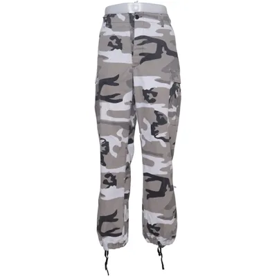 Cargo broek (Grijs, Wit, Zwart) van Brandit Katoen, Polyester