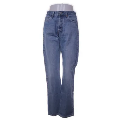 Spijkerbroek (Space relaxed straight jeans) van Weekday Katoen