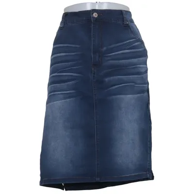 Jeansnederdel (Zara Skirt) fra DNY Bomuld, Elastan, Polyester