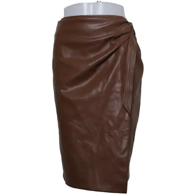 Wrap skirt (Brown) from Suncoo Polyester, Polyurethane