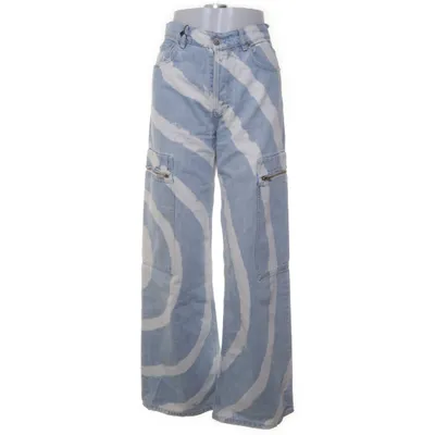 Cargo pants (Blue, Multicolored) from Ganni