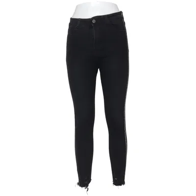 Jeans (Black) from Miss Queen Cotton, Elastane, Polyester, Viscose