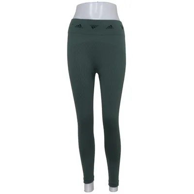 Sportleggings (Groen) van Adidas Elastaan, Polyamide, Polyester