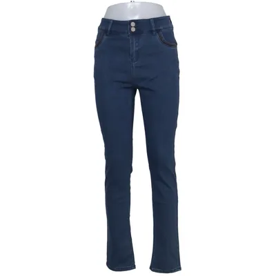 Jean (Bleu) de Cassis Coton, Élasthane, Polyester