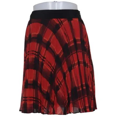 Skirt (Red, Black) from Karen Millen Polyester, Silk