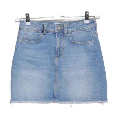 Jeansnederdel (Blå) fra Zara Z1975 Denim Bomuld, Elastan