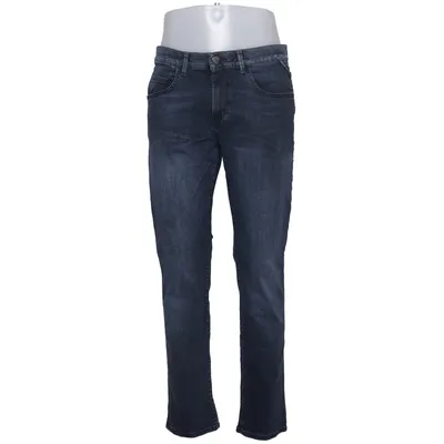 Spijkerbroek (Blauw) van Emilio Adani Katoen, Elastaan, Polyester