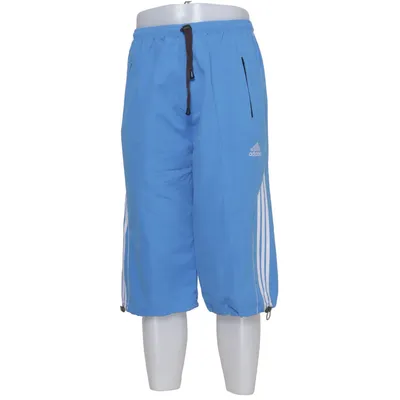 Short de jogging (Bleu, Blanc) de Adidas Polyester