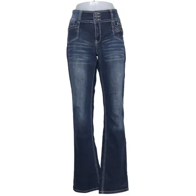 Jeans (Blå) fra Arizona Bomuld, Elastan