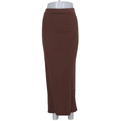 Jupe longue (Marron) de Cosy House Coton, Élasthane