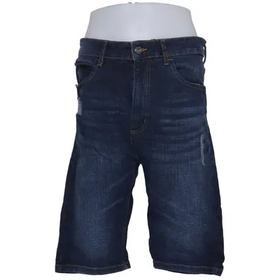 Denim shorts (Hopewell) van Crosshatch Katoen, Elastaan