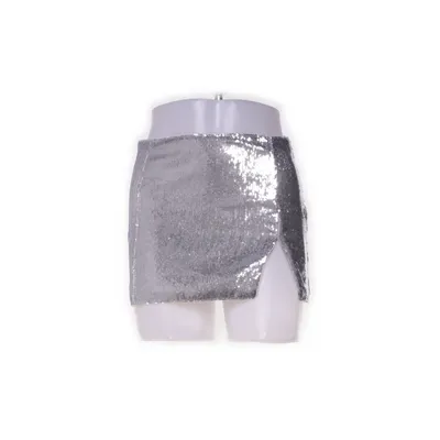 Kjol (Silverfärgad) från Weekday Bomull, Polyester