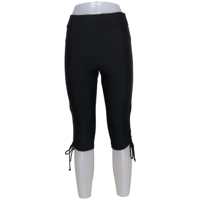 Three-quarter pants (Black) Elastane, Polyamide, Polyester
