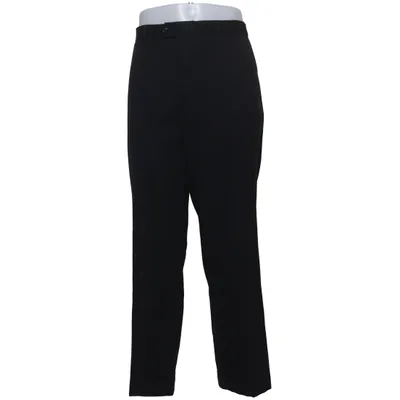 Kostuumbroek (Zwart) van Cavaliere of Sweden Viscose, Wol