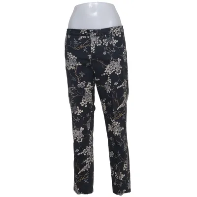 Pantalon (Noir, Beige) de Yaya Women Coton, Élasthane