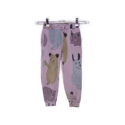 Sweatpants (Pink, Flerfarvet) fra Lindex Kids Bomuld, Polyester