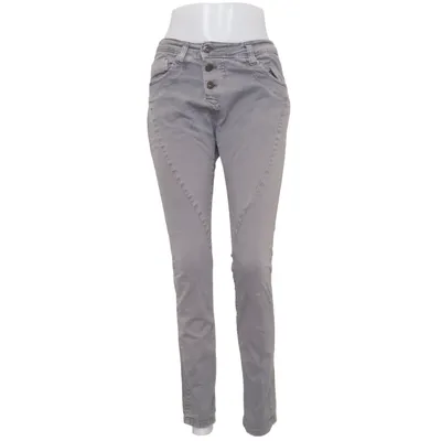 Jeans (Grå) fra Please Vintage Glam Bomuld, Elastan