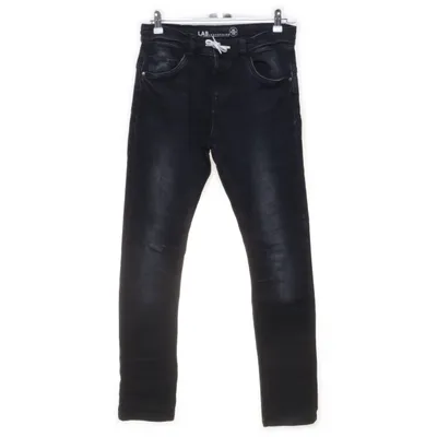 Jeans (Svart) från Lab Industries by KappAhl Bomull, Elastan, Polyester