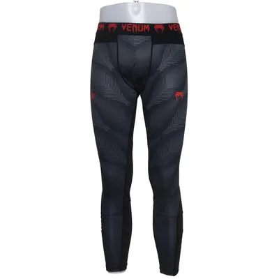 Sportleggings (Zwart, Grijs) van Venum Elastaan, Polyester