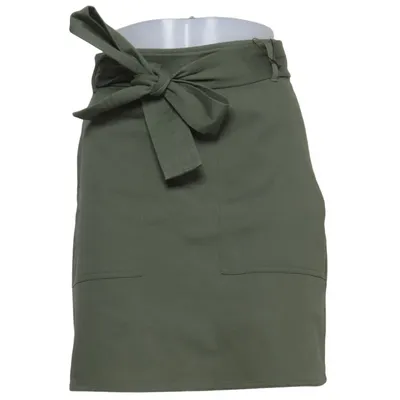 Skirt (Green) from Banana Republic Cotton, Elastane, Polyester
