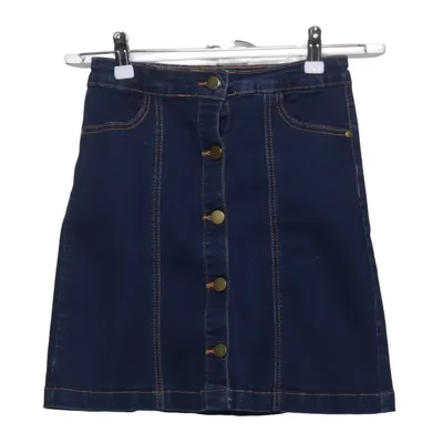 Denim skirt (Blue) from The New Cotton, Elastane, Polyester