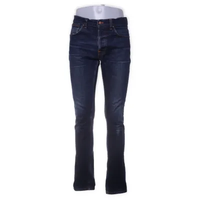 Spijkerbroek (Blauw) van Nudie Jeans Katoen, Elastaan