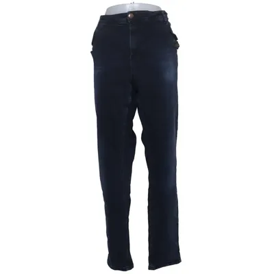 Spijkerbroek (24-Basic) van Denim Identity by Zizzi Katoen, Elastaan