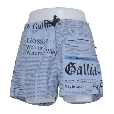 Shorts de bain (Bleu) de John Galliano Polyamide