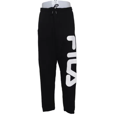 Pantalon de survêtement (Noir) de Fila Coton, Polyester