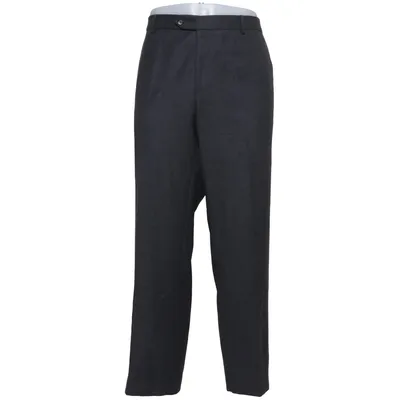 Kostuumbroek (Grijs) van Oscar Jacobson Polyester, Wol