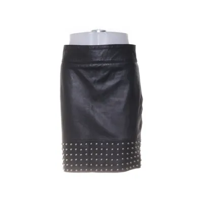 Läderkjol (Svart) från By Malina Polyester, Skinn