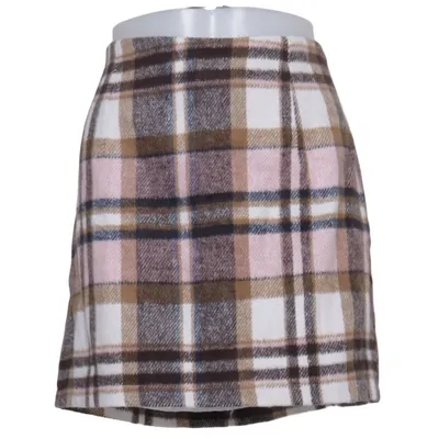 Nederdel (Brun, Hvid, Pink) fra Fabric Polyester, Uld