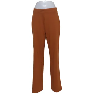 Pantalon patte d'éléphant (Marron) de Zeeman Élasthane, Polyester, Viscose