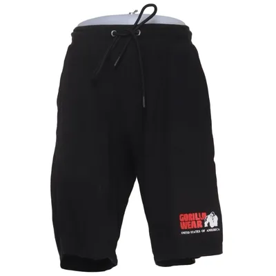 Sweat shorts (Black) from Gorilla Wear Cotton, Elastane