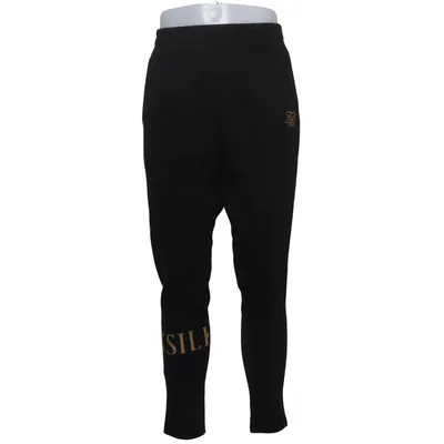 Sweatpants (Dynamic Track Pants, SikSilk, Sik Silk, Dynamic Track Pants, track pants, joggers, sweatpants, lounge pants, athletic pants, sportswear, activewear, gym wear, fitness clothing, workout pants, training pants, running pants, athleisure, streetwear, urban fashion, luxury streetwear, designer sportswear, premium fashion, black joggers, black track pants, tapered fit, slim fit, elastic waistband, comfort fit, relaxed fit, everyday wear, casual wear, travel outfit, airport outfit, men's fashion, unisex style, oversized trend, minimalist fashion, modern style, Scandinavian fashion, capsule wardrobe, wardrobe essential, TikTok fashion, TikTok trend, viral fashion, trending streetwear, Pinterest outfit, Instagram style, hype fashion, influencer style, sporty look, lifestyle clothing, premium quality, comfortable clothing, luxury casual, weekend wear, city style, second hand, pre-loved, thrifted, sustainable fashion, eco friendly, gym outfit, fitness enthusiast, casual outfit, fashion essential, contemporary style.) from SikSilk Elastane, Polyester, Viscose